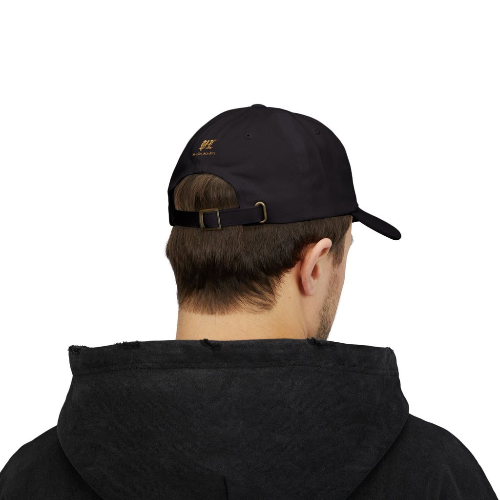 Embroidered Gold Panda luxe Hat