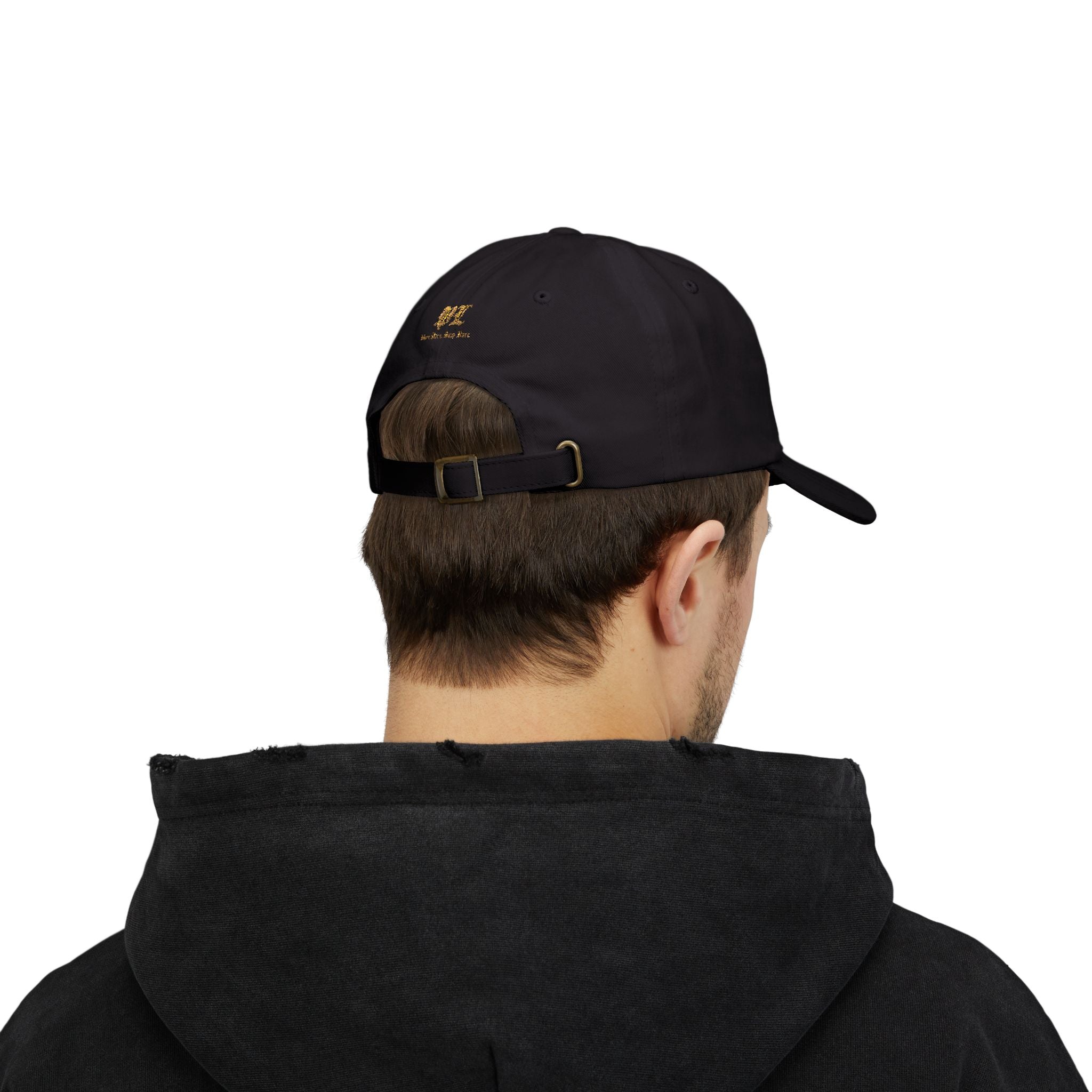 Embroidered Gold Panda luxe Hat
