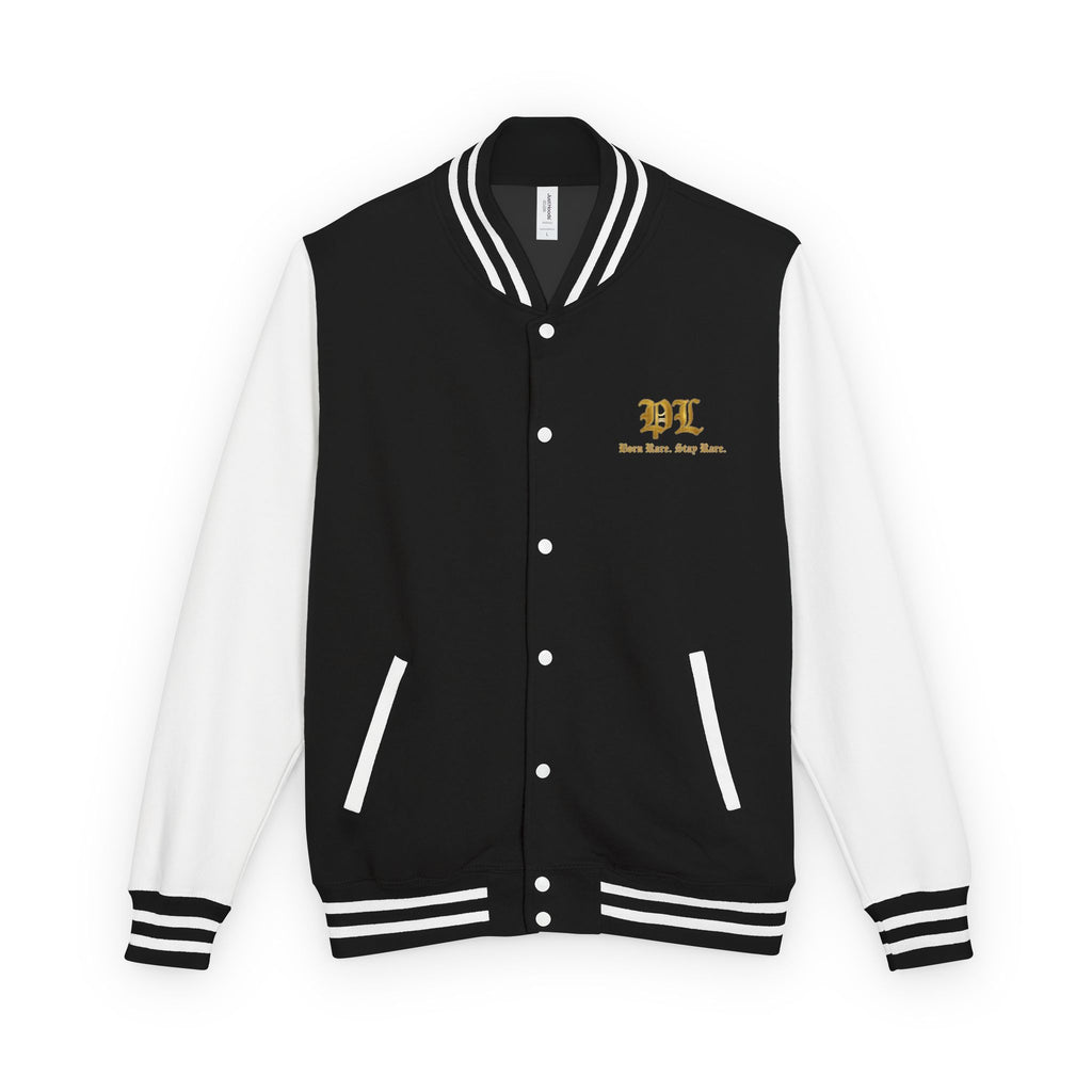 Panda Luxe Letterman Jacket — Gold Bear Varsity